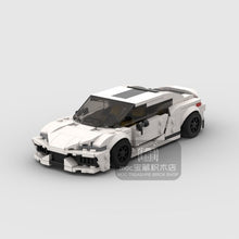 White toy car Lego