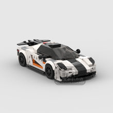 White toy car Lego