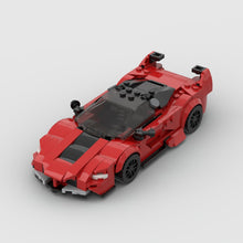 Building blocks car red color