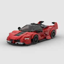 Building blocks car red color