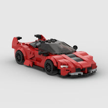 Building blocks car red color