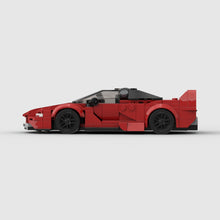 Building blocks car red color