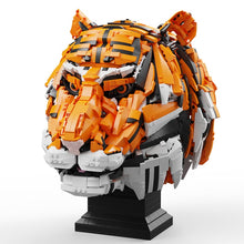 3000pcs Tiger Head Building Blocks